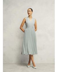 Hobbs - Alexandra Pleated Dress - Lyst