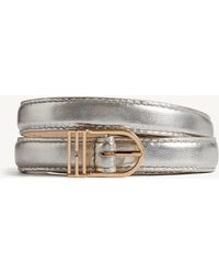 Hobbs - Skinny Carmina Leather Belt - Lyst