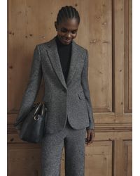 Hobbs - Marlyn Wool Jersey Jacket - Lyst