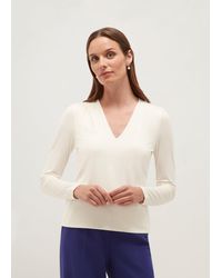 Hobbs - Hannah Jersey Top - Lyst