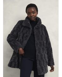Hobbs - Briony Faux Fur Coat - Lyst