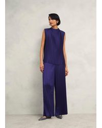 Hobbs - Orla Pleated Trousers - Lyst