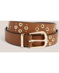 Hobbs - Nima Leather Eyelet Belt - Lyst