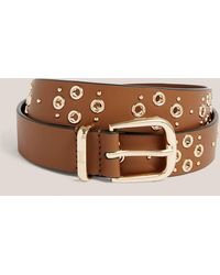 Hobbs - Nima Leather Eyelet Belt - Lyst