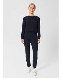 Hobbs - Petite Annie Slim Trousers With Stretch - Lyst
