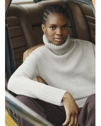Hobbs - Gabi Rollneck Wool Jumper With Cashmere - Lyst