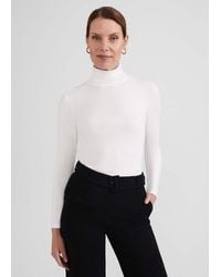 Hobbs - Mischa Roll Neck Top - Lyst