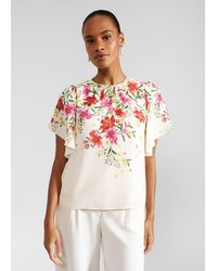 Hobbs - Verena Floral Top - Lyst