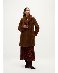 Hobbs - Petite Dana Faux Fur Coat - Lyst