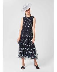 Hobbs - Bethany Embroidered Floral Dress - Lyst