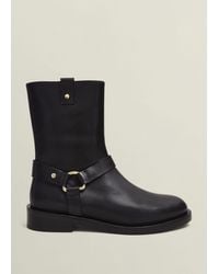 Hobbs - Effie Leather Biker Boots - Lyst