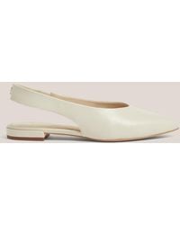 Hobbs - Natalia Leather Flat Slingbacks - Lyst