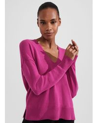 Hobbs - Hazel Cotton Blend Jumper - Lyst