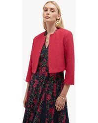 Hobbs - Prisha Sequin Tweed Jacket - Lyst