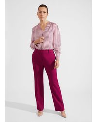 Hobbs - Nola Straight Leg Trousers - Lyst