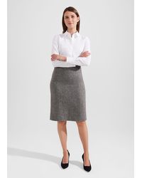 Hobbs - Elle Wool Skirt - Lyst