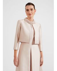Hobbs - Marcella Silk Blend Jacket - Lyst