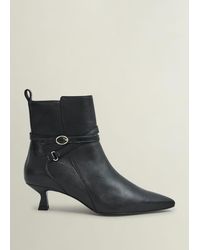 Hobbs - Loretta Leather Heeled Ankle Boots - Lyst