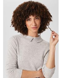 Hobbs - Priya Wool Cashmere Jumper - Lyst