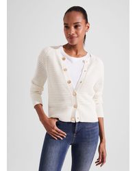 Hobbs - Florentina Cotton Cardigan - Lyst