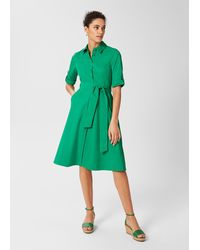 Hobbs - Tyra Belted Dress - Lyst