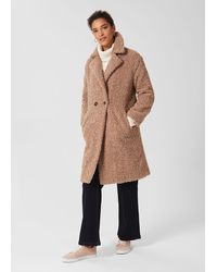 Hobbs - Charlize Teddy Coat - Lyst