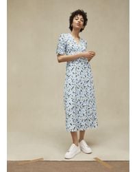 Hobbs - Bonnie Midi Tea Dress - Lyst