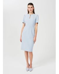 Hobbs - Ana Crepe Shift Dress - Lyst