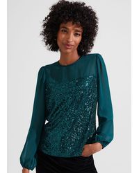 Hobbs - Zariah Sequin Top - Lyst