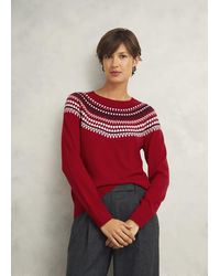 Hobbs - Cashmere Fair Isle Greta Jumper - Lyst