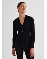 Hobbs - Kaya Ribbed Jumper - Lyst
