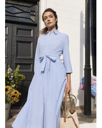 Hobbs - Petite Jane Shirt Stripe Dress - Lyst