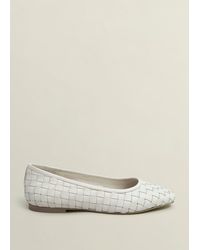 Hobbs - Raina Woven Leather Flats - Lyst