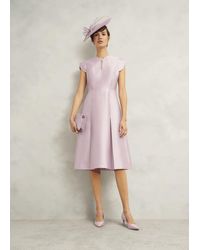 Hobbs - Rhea Wool Silk Dress - Lyst