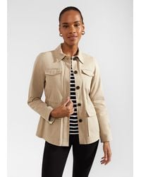 Hobbs - Mandy Cotton Jacket - Lyst