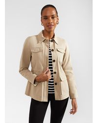 Hobbs - Mandy Cotton Jacket - Lyst