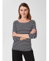 Hobbs - Sonya Striped Top - Lyst