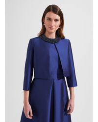 Hobbs - Christie Silk Wool Jacket - Lyst