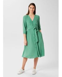 Hobbs - Magnolia Belted Dress - Lyst