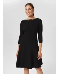 Hobbs - Emily Knitted Sequin Dress - Lyst