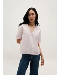 Hobbs - Kristen Cotton Top - Lyst