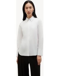 Hobbs - Andra Cotton Blend Shirt - Lyst
