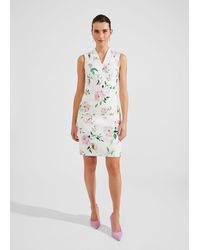 Hobbs - Petite Suzanna Floral Tweed Dress - Lyst