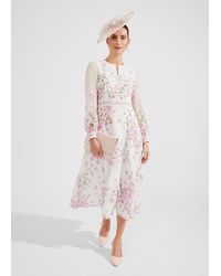 Hobbs - Skye Floral Silk Dress - Lyst