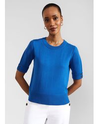 Hobbs - Leanne Knitted Top With Wool - Lyst
