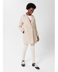 Hobbs - Carmen Coat With Wool - Lyst