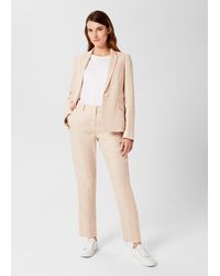 Hobbs - Petite Ivana Linen Trousers - Lyst