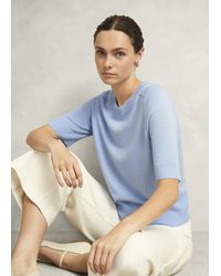 Hobbs - Leena Knitted Top With Wool - Lyst