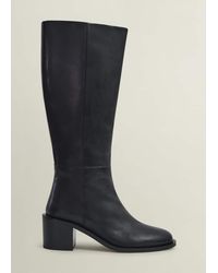 Hobbs - Darcie Leather Knee Boots - Lyst