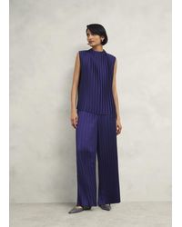 Hobbs - Orla Pleated Trousers - Lyst